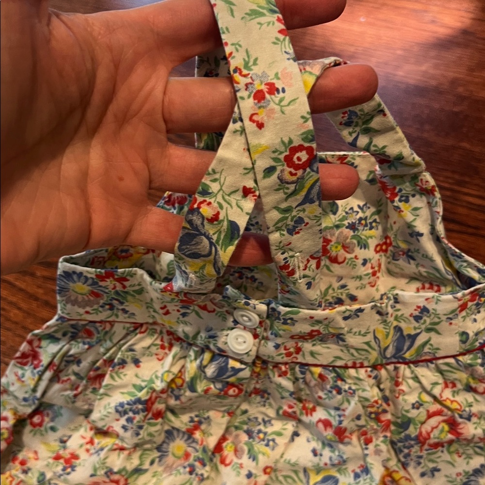 Baby Girl Ralph Lauren Floral Summer Dress Size 6 Months - Picture 8 of 10